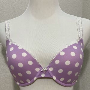 Soma Embraceable Push Up Lace Trim Bra